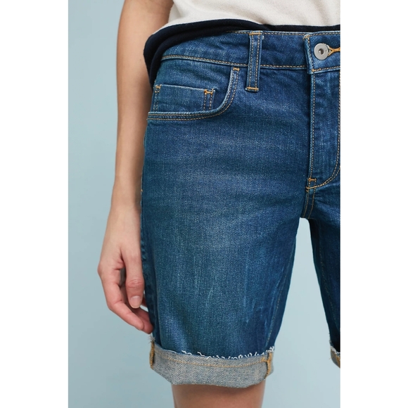 Anthropologie Pilcro Mid-Rise Slim Bermuda Shorts - Picture 3 of 10